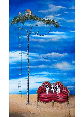 Couch Cows SOLD