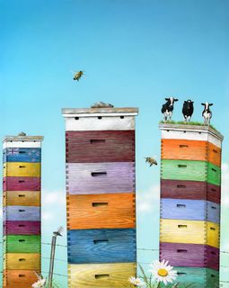 TO BEE OPEN EDITION PRINT Large 500x400mm