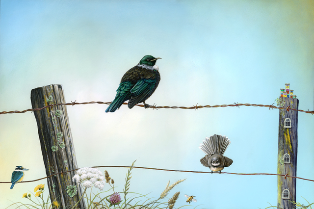 BIRDS AND THE BEES OPEN EDITION PRINT Small 300x200mm
