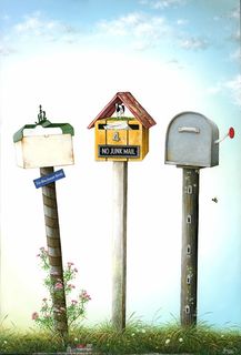 No Junk Mail 600x400mm $3,200 SOLD