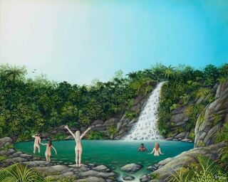 Bathing Bliss 2023 500mmx400mm $2,800 SOLD